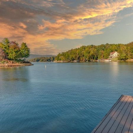 Russell'S Fort At White Oak Point: Historical Cabin On Lake Lure, Luxury, Direct Lake Access! Villa Bagian luar foto