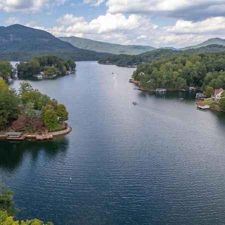 Russell'S Fort At White Oak Point: Historical Cabin On Lake Lure, Luxury, Direct Lake Access! Villa Bagian luar foto