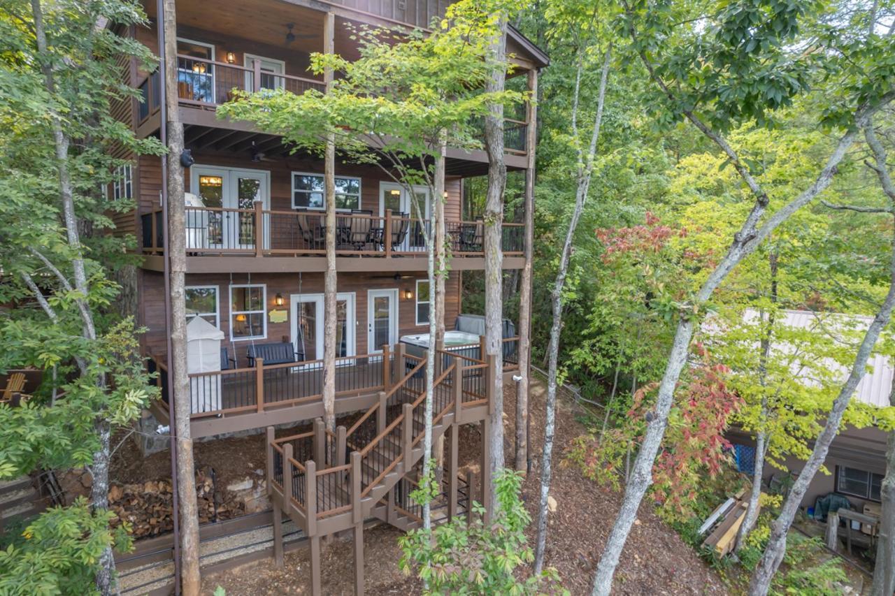 Russell'S Fort At White Oak Point: Historical Cabin On Lake Lure, Luxury, Direct Lake Access! Villa Bagian luar foto